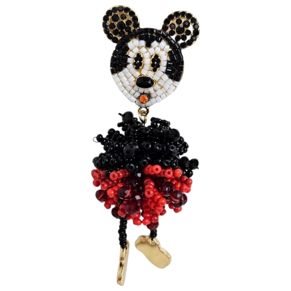 Disney Parks Baublebar 3D Mickey Mouse Dangle Earrings - Picture 2 of 4